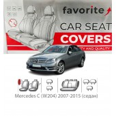 Чехлы модельные Mercedes C (W204) 2007-2015 (седан)