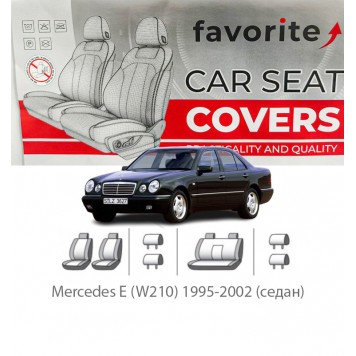 Чохли модельні Mercedes (E-Class W210) 1995-2002 (седан)