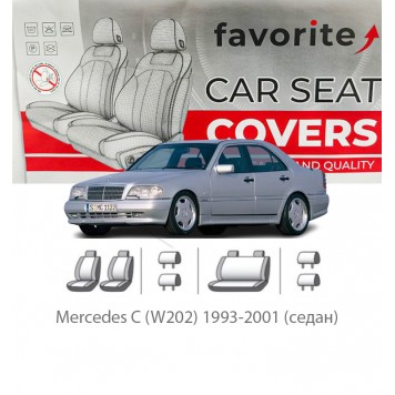 Чохли модельні Mercedes (C-Class W202) 1993-2001 (седан)