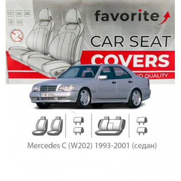 Чохли модельні Mercedes (C-Class W202) 1993-2001 (седан)