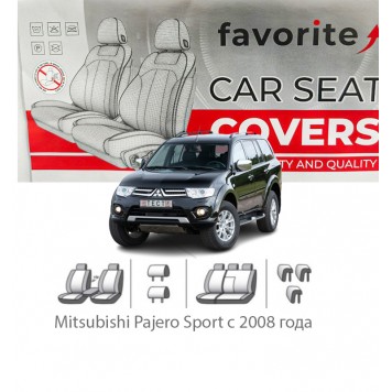 Чехлы модельные Mitsubishi Pajero Sport с 2008 года