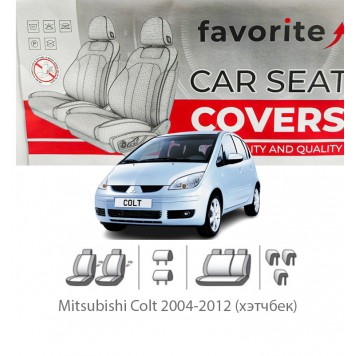 Чохли модельні Mitsubishi Colt 2004-2012 (купе)