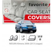 Чехлы модельные NISSAN Almera (Classic) 2006-2013 (седан)