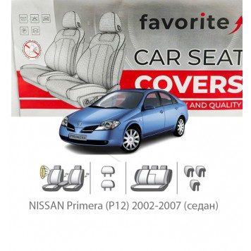Чохли модельні NISSAN Primera (P-12) 2002-2007 (седан)