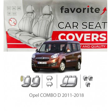 Чехлы модельные Opel COMBO D 2011-2018