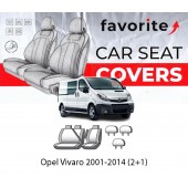 Чехлы модельные Opel Vivaro 2001-2014 (2+1)