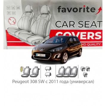 Чохли модельні Peugeot 308 SW з 2011 року (універсал)