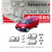 Чехлы модельные Peugeot Expert 2004-2007 (9 мест)