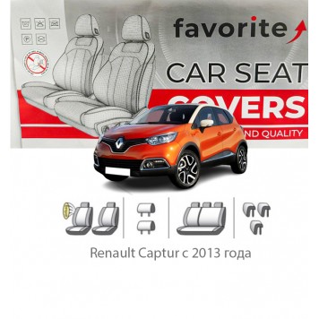 Чехлы модельные Renault Captur с 2013 года