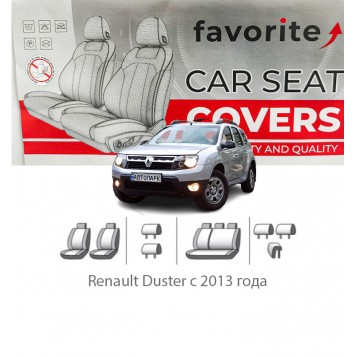 Чохли модельні Renault Duster з 2013 року