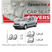 Чохли модельні Renault Logan 2004-2012 (7 місць) (універсал)
