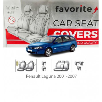 Чохли модельні Renault Laguna Grandtour 2001-2007 (універсал)
