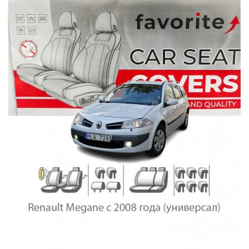 Чехлы модельные Renault Megane с 2008 года (универсал)