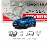 Чохли модельні Renault Kadjar з 2018 року