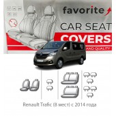 Чохли модельні Renault Trafic (8 місць) з 2014 року