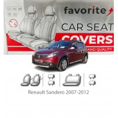 Чохли модельні Renault Sandero 2007-2012 (хетчбек) 