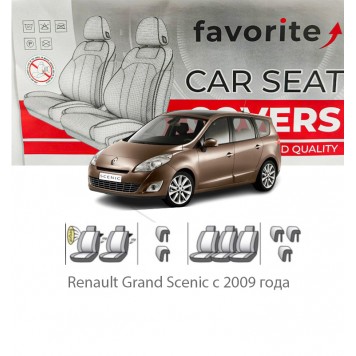 Чохли модельні Renault Grand Scenic з 2009 року