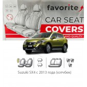 Чохли модельні Suzuki SX4 з 2013 року (хетчбек)   Чохли модельні Suzuki SX4 з 2013 року (хетчбек)