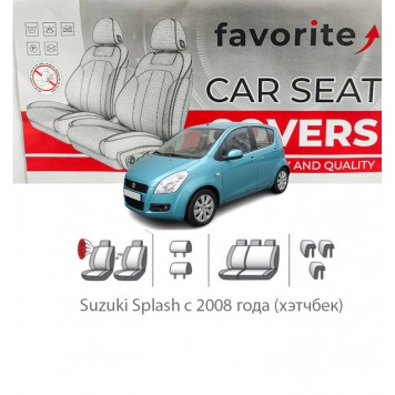 Чехлы модельные Suzuki Splash с 2008 года (хэтчбек)