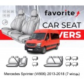 Чехлы модельные Mercedes Sprinter (W906) 2013-2018 (7 мест)