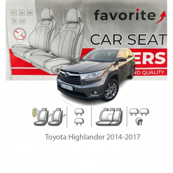 Чохли модельні Toyota Highlander 2014-2017