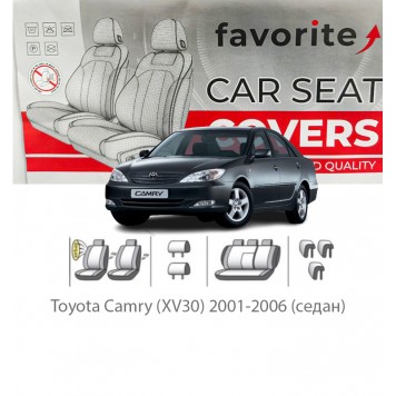 Чохли модельні Toyota Camry Europa (XV30) 2001-2006 (седан)