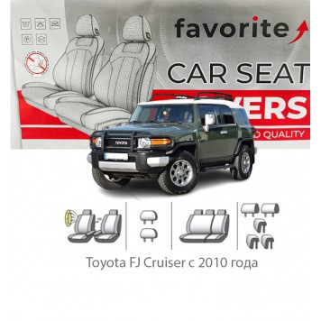 Чехлы модельные Toyota FJ Cruiser с 2010 года