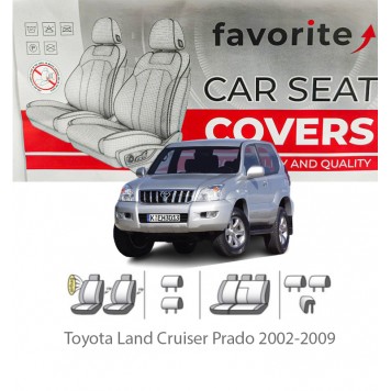 Чохли модельні Toyota Land Cruiser Prado 2002-2009