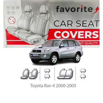 Чохли модельні Toyota Rav-4 2000-2005