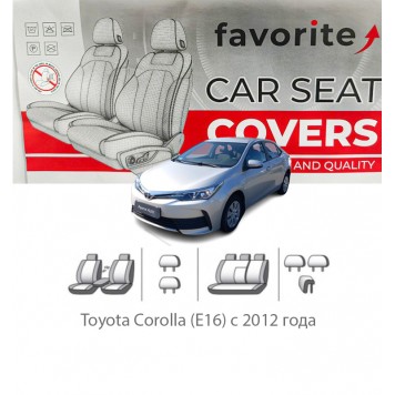 Чохли модельні Toyota Corolla (E16) з 2012 року