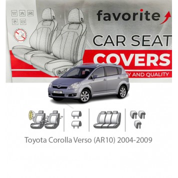 Чохли модельні Toyota Corolla Verso (AR10) 2004-2009