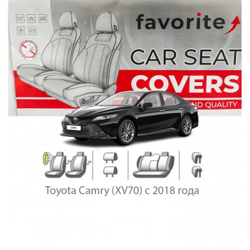 Чохли модельні Toyota Camry (XV70) з 2018 року