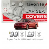 Чохли модельні Toyota Corolla (USA) 2000-2006 (седан)
