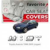 Чохли модельні Toyota Avensis 1998-2003 (седан)  