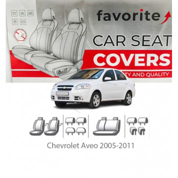 Чохли модельні Chevrolet Aveo 2002-2012 (седан)