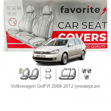 Чохли модельні Volkswagen Golf VI 2008-2012 (універсал)  