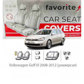 Чохли модельні Volkswagen Golf VI 2008-2012 (універсал)