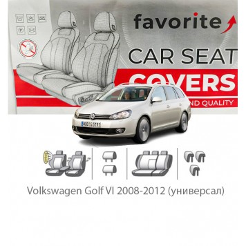 Чохли модельні Volkswagen Golf VI 2008-2012 (універсал)