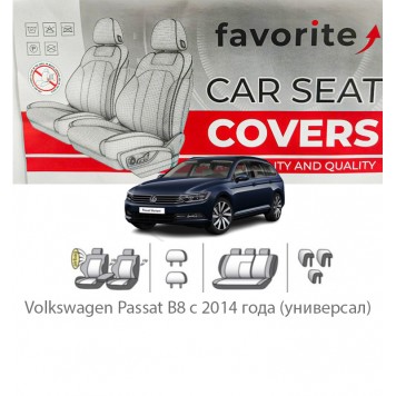 Чохли модельні Volkswagen Passat B8 з 2014 року (універсал)