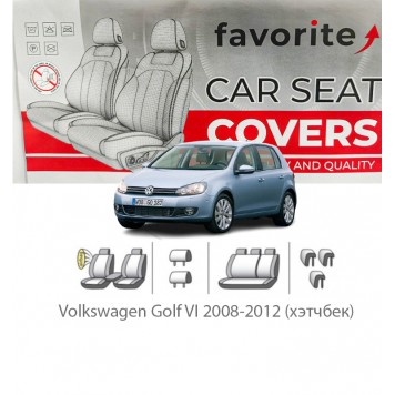 Чохли модельні Volkswagen Golf VI 2008-2012 (хетчбек)  
