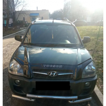 Дефлектор капота для Hyundai Tucson 2004-2015-1