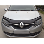 Дефлектор капоту Renault Logan 2013+ EuroCap