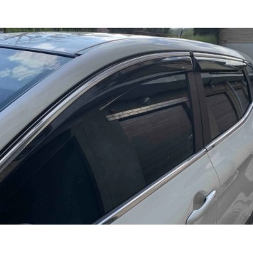 Ветровики для Nissan Qashqai 2014-2021 года-1