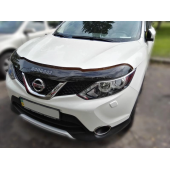 Дефлектор капота Nissan Qashqai 2014-2017 Дефлектор капота Nissan Qashqai 2014-2017