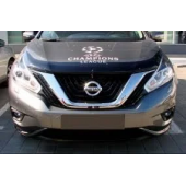 Дефлектор капота для Nissan Murano 2016- (S-кріпл)