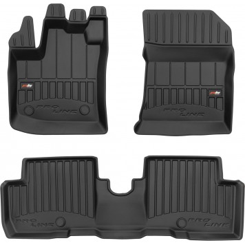 Килимки в салон для DACIA Lodgy 2012-  Frogum 3D