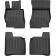 Килимки в салон для Mercedes S-Klasa W221 Long 2005-2013  Frogum 3D