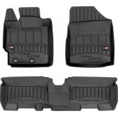 Коврики в салон для TOYOTA Yaris II 2005-2011    Frogum 3D