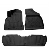 Килимки в салон PEUGEOT Partner II (2008-2018) CITROEN Berlingo II (2008-2018) 3D Line