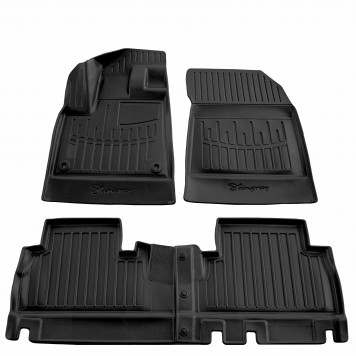 Коврики в салон PEUGEOT Rifter (2018) CITROEN Berlingo III (2018) OPEL Combo E (2018) (with armrest) 3D Line